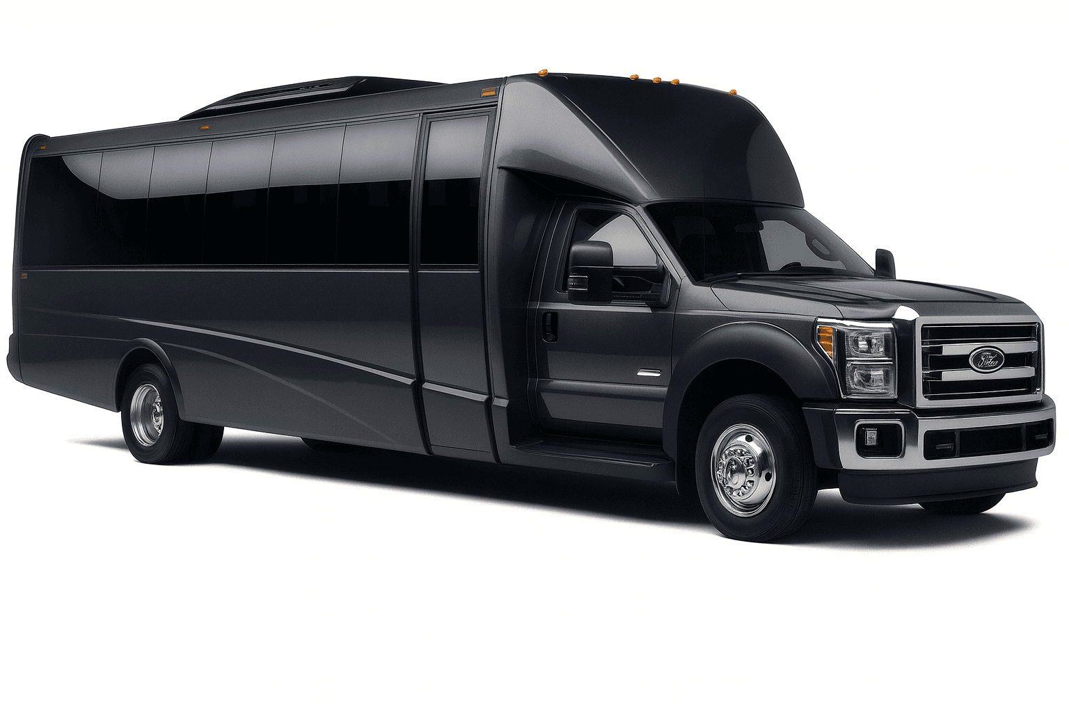 28 Passenger Party Bus exterior, a party bus available for rent in Fort Worth, TX