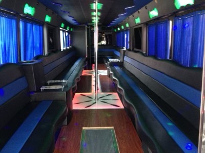 45 Passenger Party Bus with Bathroom
